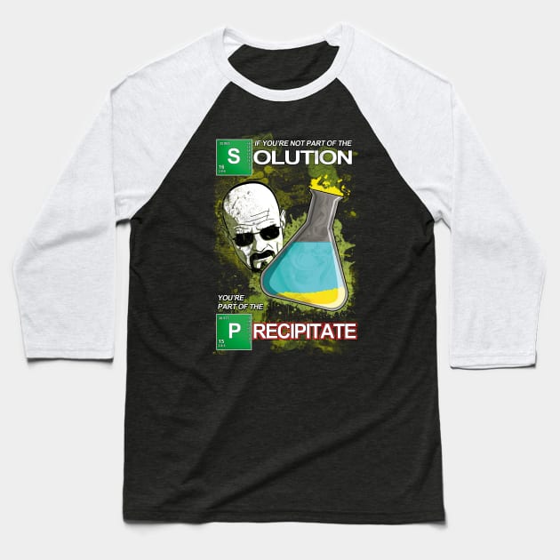 Solution or Precipitate Baseball T-Shirt by Roselyne777